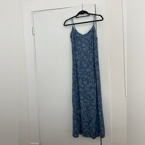 Vintage blue maxi dress